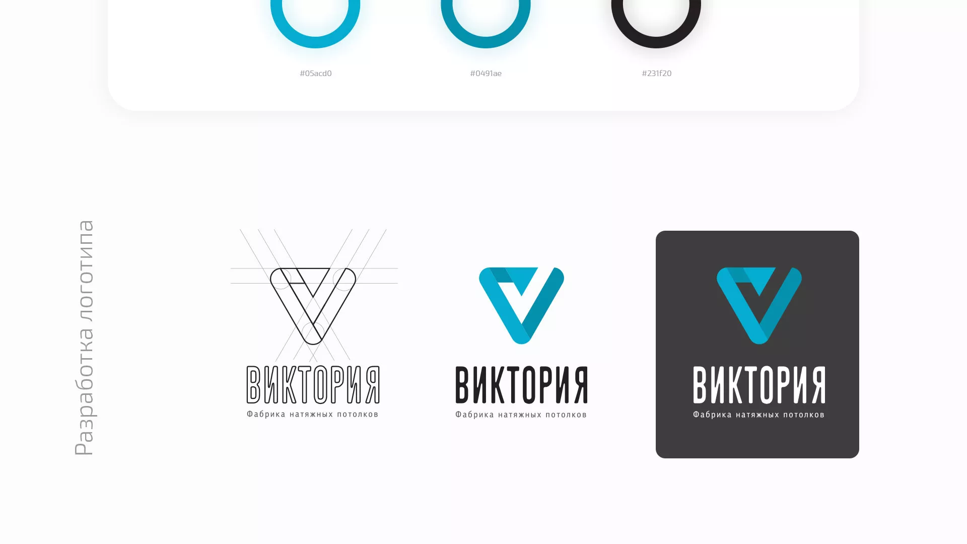 Разработка фирменного стиля компании по продаже и установке натяжных потолков в Заволжье