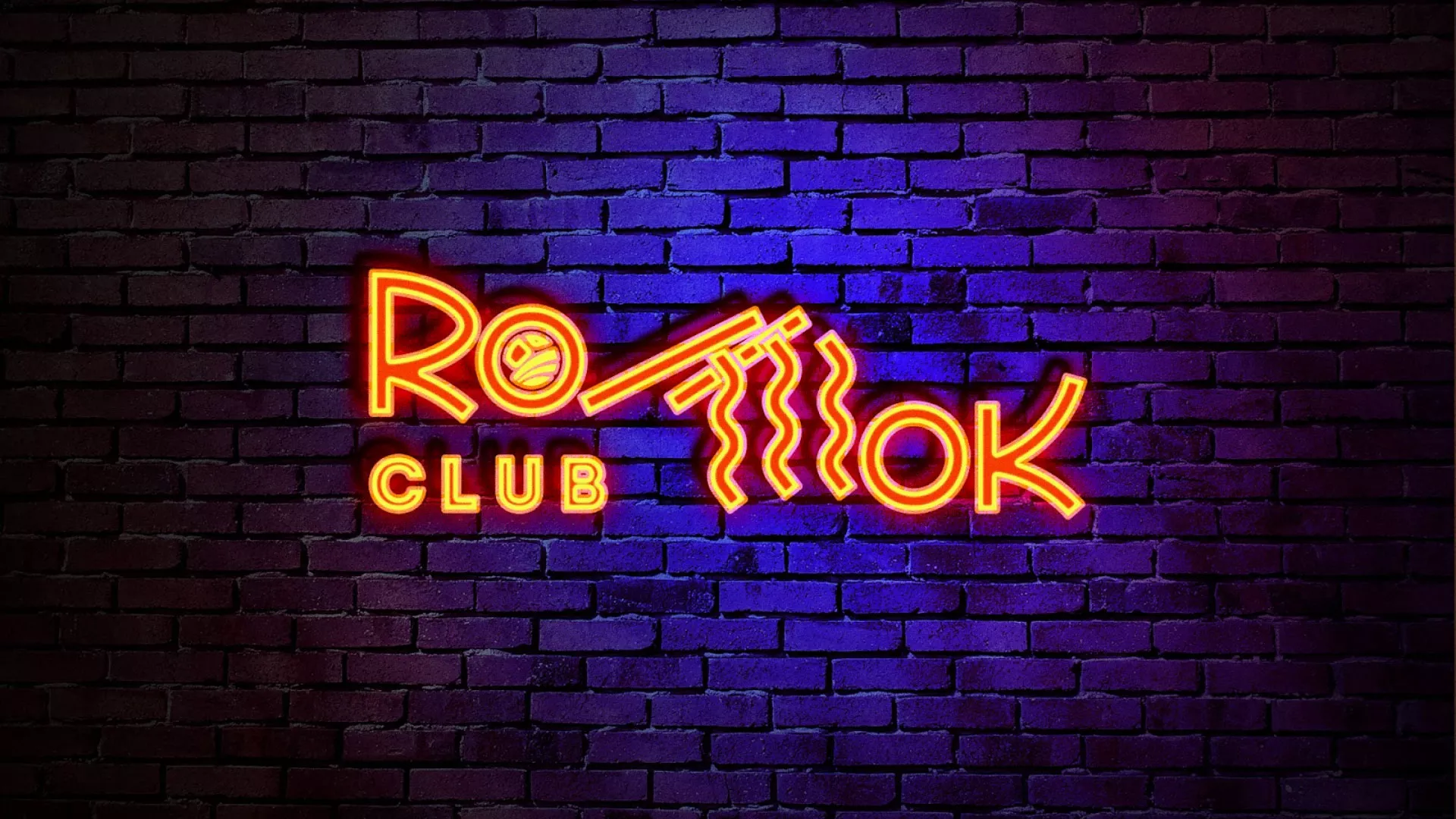 Разработка интерьерной вывески суши-бара «Roll Wok Club» в Заволжье