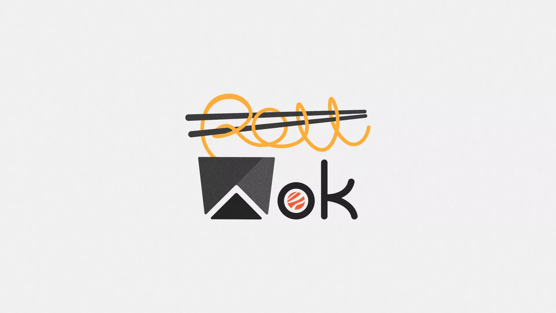 Разработка логотипа в Заволжье для суши-бара «Roll Wok Club» Разработка логотипа в Заволжье для суши-бара «Roll Wok Club»